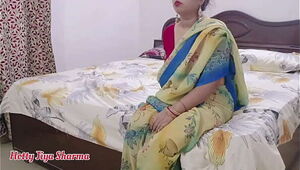 Indian horny step mom seduced by her step son, they enjoy homemade sex with each other